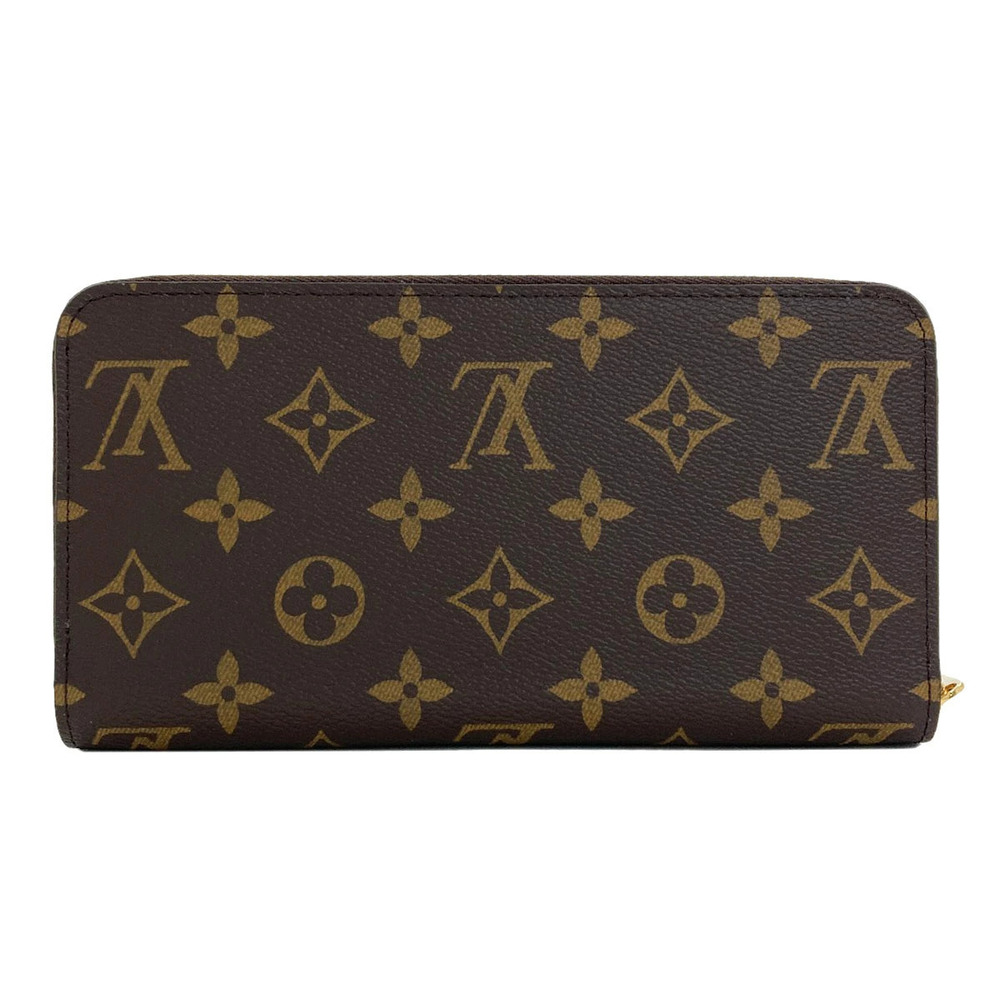 Louis Vuitton Zippy Wallet Long Coin Purse Monogram Canvas Brown